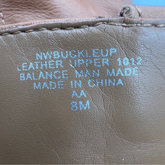 Nine West Brown Leather Buckle Up Pointed Toe Tall Boots Size 8 Women’s - Picture 4 of 11